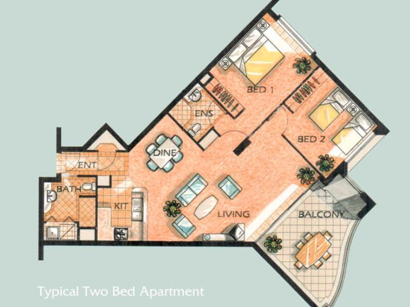 The Oasis Apartments Brisbane Exterior foto